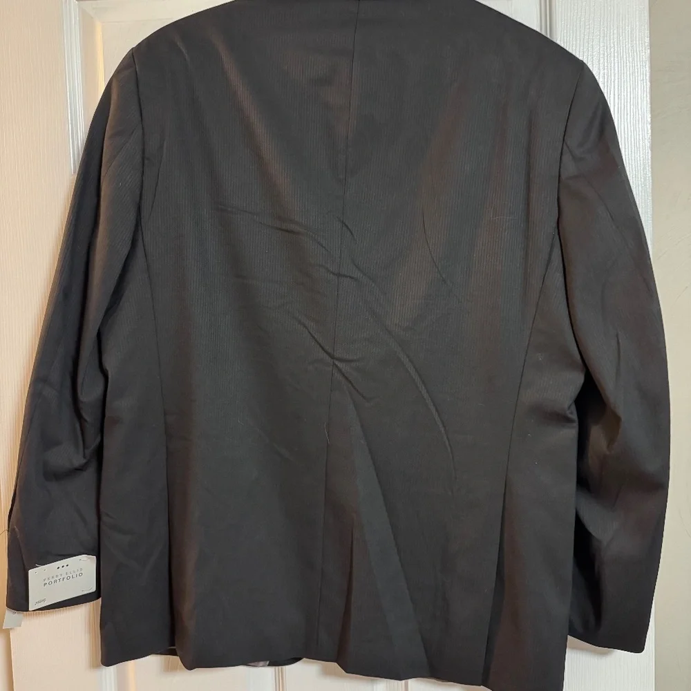 NWT PERRY ELLIS slim fit black suit jacket